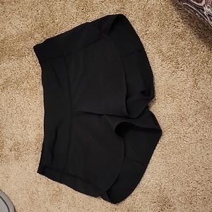 Lululemon black  speed up shorts